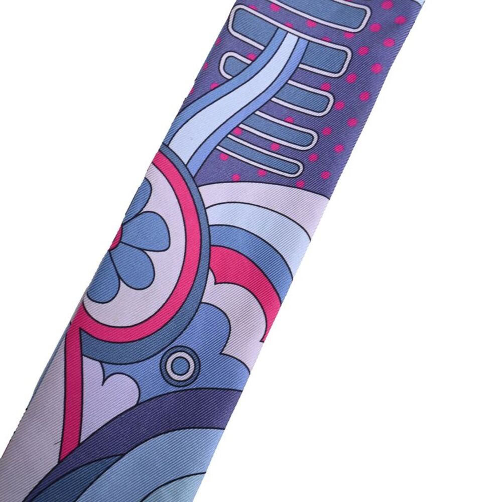 Hermès Faubourg Rainbow Twill Scarf in Multicolor Silk - Picture 5 of 9